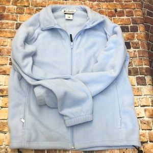 Columbia sportswear company blue fleece jacket